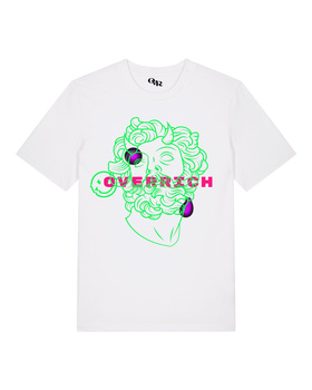 T-shirt z bawełny organicznej nadruk devil overrich