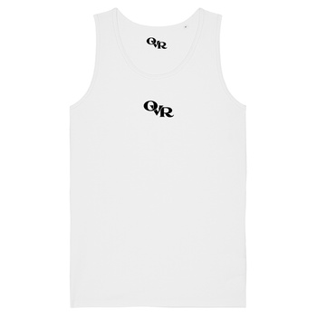 Męska granatowa koszulka na ramiączkach wykonana w 100% z bawełny organicznej.