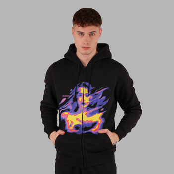 Bluza rozpinana z kapturem GIRL black