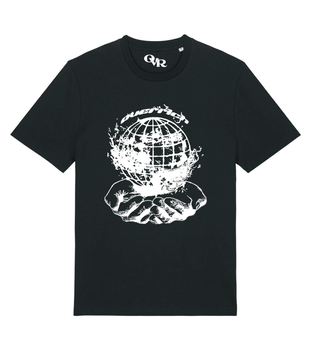 T-SHIRT czarny globe overrich