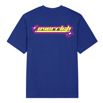 Niebieska  koszulka stars w stylu oversize overrich