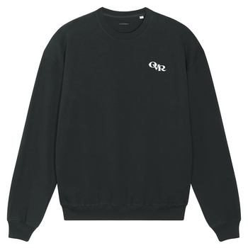 Czarna bluza oversize bez kaptura ovr