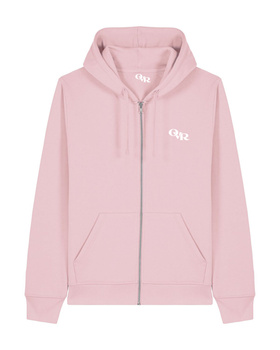 Czarna bluza z kapturem na zamek overrich